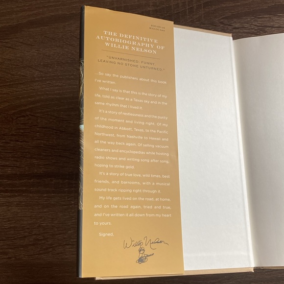 Willie Nelson "It's a Long Story - My Life" Hardcover First Edition 2015 - Picture 4 of 7